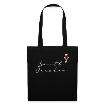 Ossétie du Sud - Sac en tissu - noir - Devant
