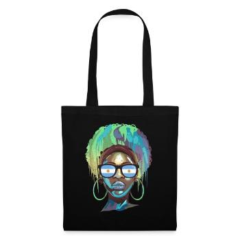 Argentine - Sac en tissu - noir - Devant