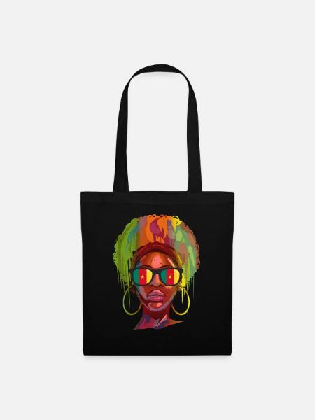 Cameroun - Sac en tissu - noir