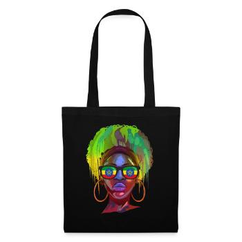 Éthiopie - Sac en tissu - noir - Devant