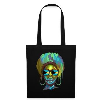 Bahamas - Sac en tissu - noir - Devant