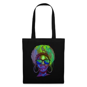 Île Christmas - Sac en tissu - noir - Devant