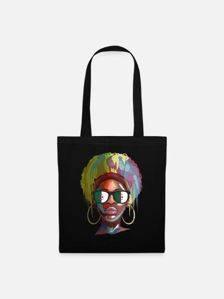 Algérie - Sac en tissu - noir