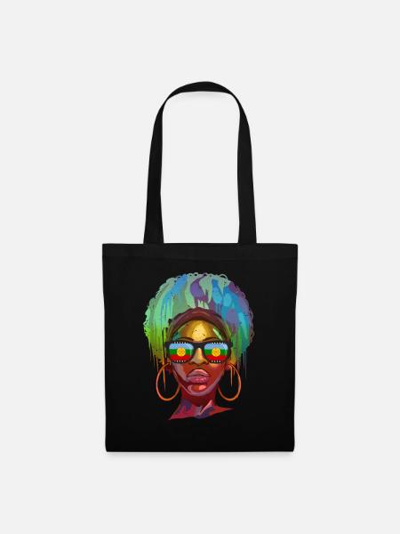 Mapuche - Sac en tissu - noir