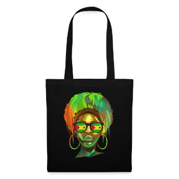 Sao Tomé et Principe - Sac en tissu - noir - Devant