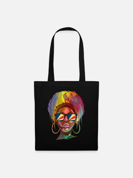 Seychelles - Sac en tissu - noir