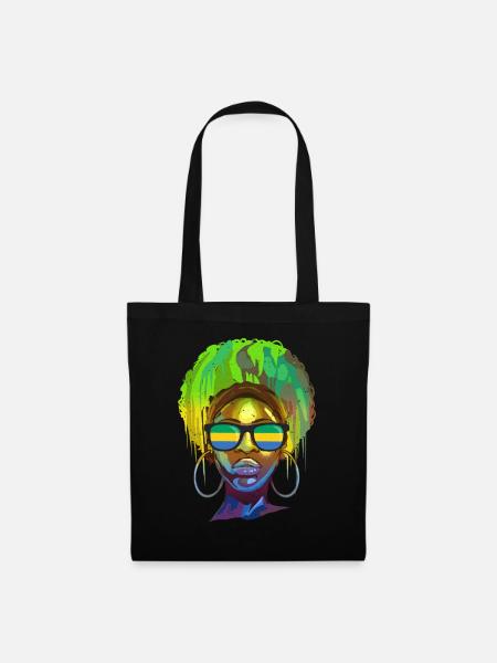 Gabon - Sac en tissu - noir