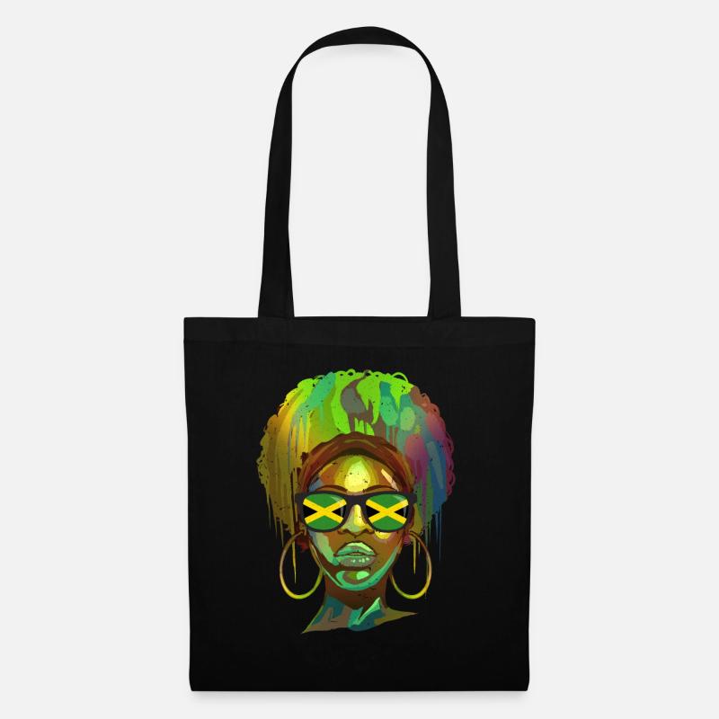 Jamaïque - Sac en tissu - noir