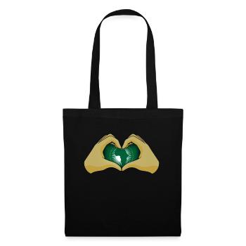 Union africaine - Sac en tissu - noir - Devant