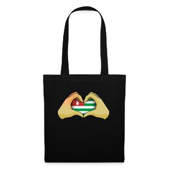 Abkhazie - Sac en tissu - noir - Devant