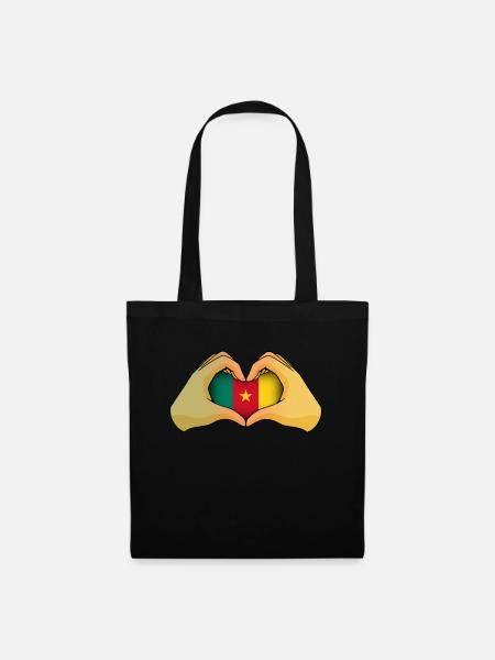 Cameroun - Sac en tissu - noir