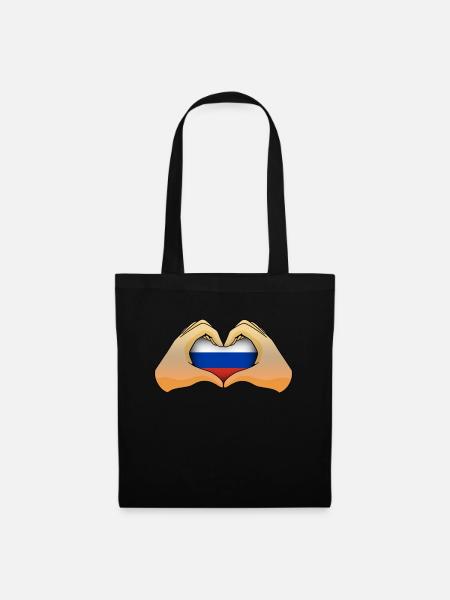 Russie - Sac en tissu - noir