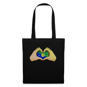 Île Christmas - Sac en tissu - noir - Devant