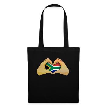 Afrique du Sud - Sac en tissu - noir - Devant