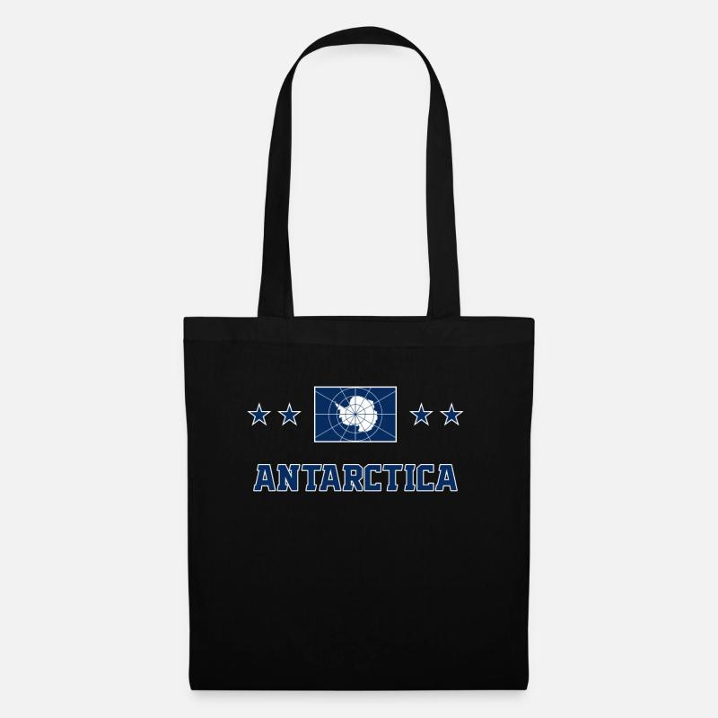 Antarktis - Stoffbeutel - Schwarz