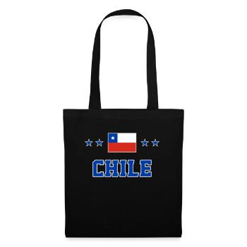 Chile - Stoffbeutel - Schwarz - Vorne
