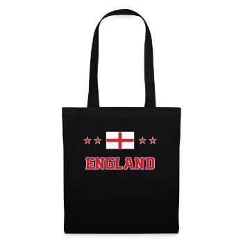 Angleterre - Sac en tissu - noir - Devant