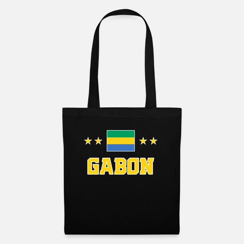 Gabon - Sac en tissu - noir