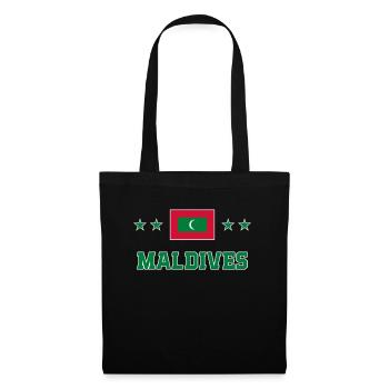 Maldives - Sac en tissu - noir - Devant