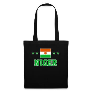 Niger - Stoffbeutel - Schwarz - Vorne