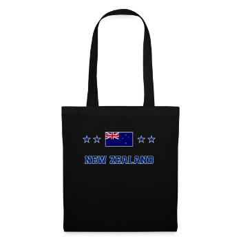 Nouvelle Zélande - Sac en tissu - noir - Devant