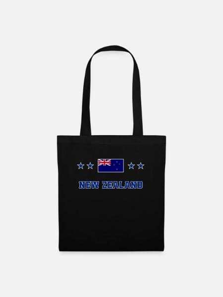 Nouvelle Zélande - Sac en tissu - noir