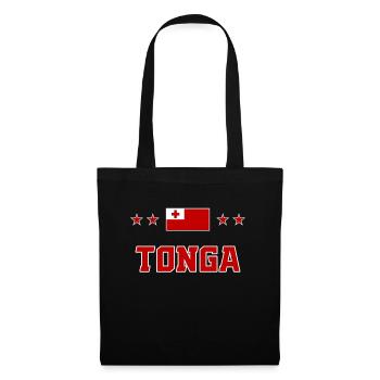 Tonga - Sac en tissu - noir - Devant