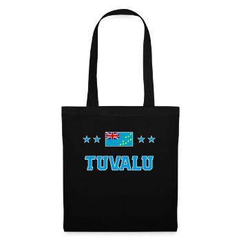 Tuvalu - Sac en tissu - noir - Devant