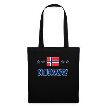 Norvège - Sac en tissu - noir - Devant
