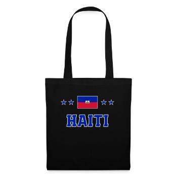 Haïti - Sac en tissu - noir - Devant