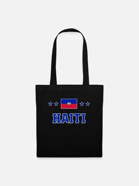 Haïti - Sac en tissu - noir