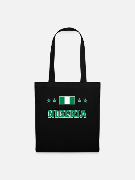 Nigeria - Tote Bag - black