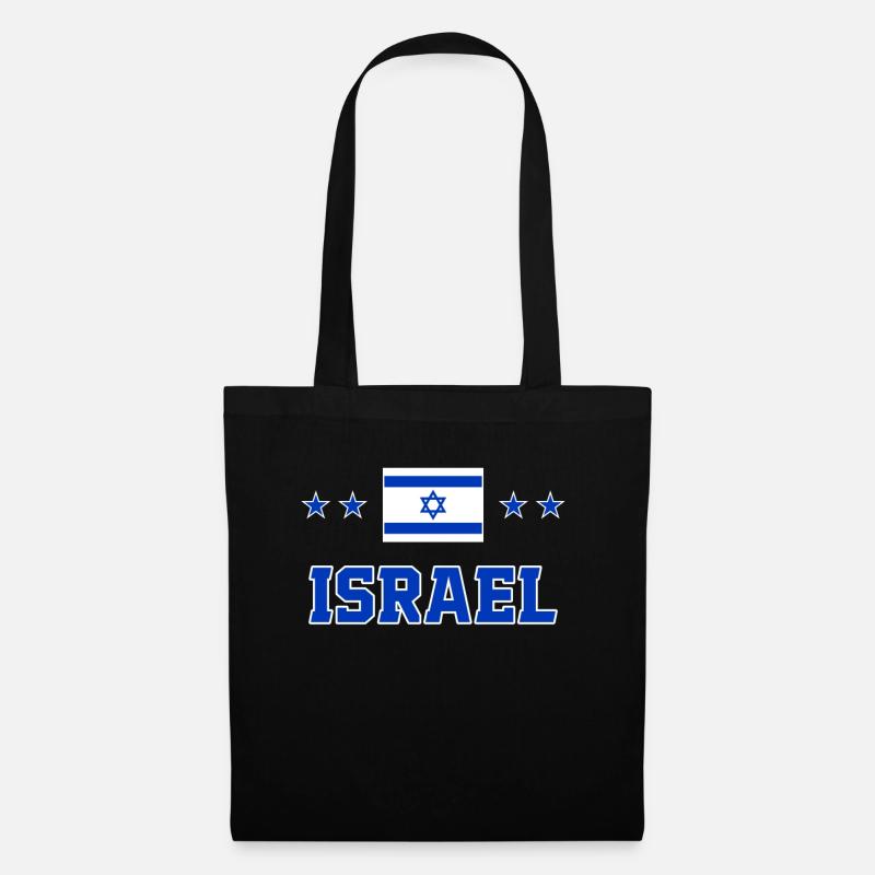 Israel - Stoffbeutel - Schwarz