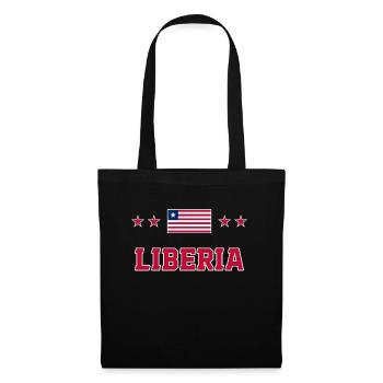 Liberia - Stoffbeutel - Schwarz - Vorne
