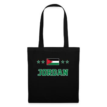 Jordanie - Sac en tissu - noir - Devant