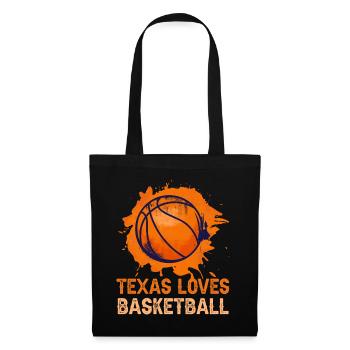 Texas basketball design for proud Texas fans - Tote Bag - black - Front