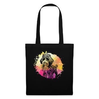 Havanais rétro - Sac en tissu - noir - Devant