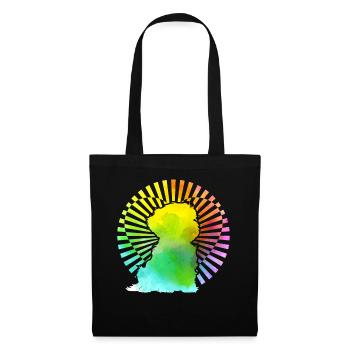 Havanais rétro - Sac en tissu - noir - Devant