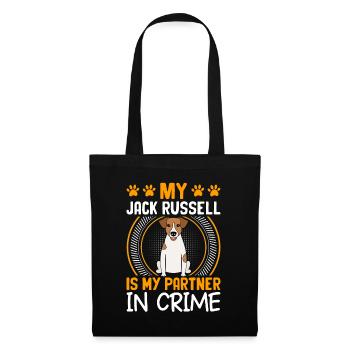 Mon Jack Russell est mon complice - Sac en tissu - noir - Devant