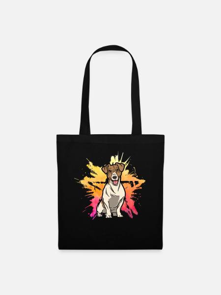 Jack Russell - Sac en tissu - noir