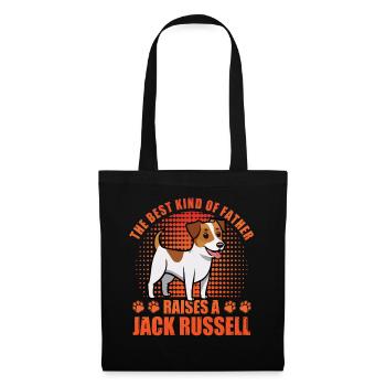 Le meilleur type de père élève un Jack Russell - Sac en tissu - noir - Devant