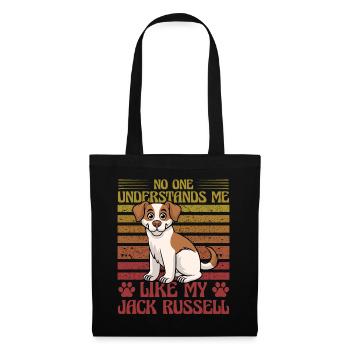 No one understands me like my Jack Russell - Tote Bag - black - Front