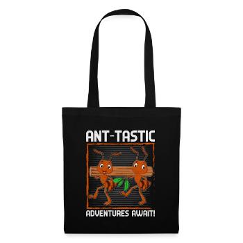 Ant-tastic adventures await - Tote Bag - black - Front