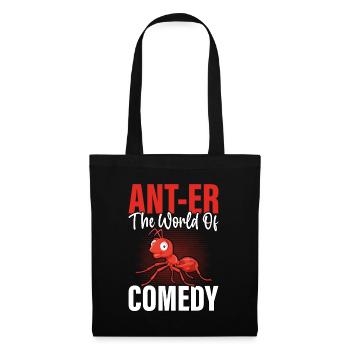 Ant-er the world of comedy - Tote Bag - black - Front