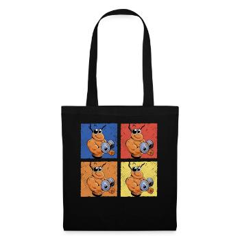 Ant fitness biceps - Tote Bag - black - Front