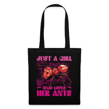 Just a Girl who loves her Ants - Tote Bag - black - Front