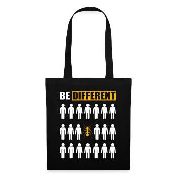 Be Different Ant - Tote Bag - black - Front