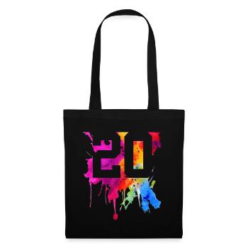 20 ANS 20 ANNIVERSAIRE - Sac en tissu - noir - Devant