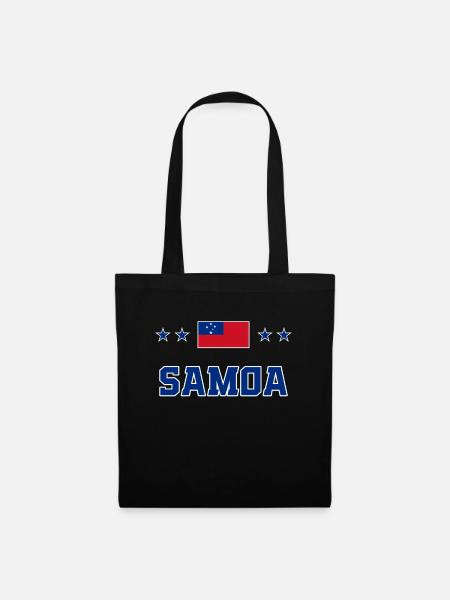 Samoa - Stoffbeutel - Schwarz