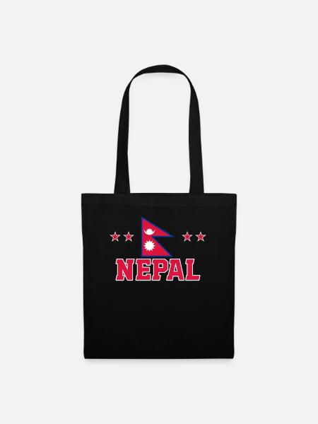 Nepal - Tote Bag - black